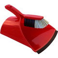 Vloerblik met veger rood