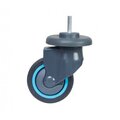 Wiel met bumper 100mm