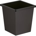 Papierbak kunststof 27lt zwart